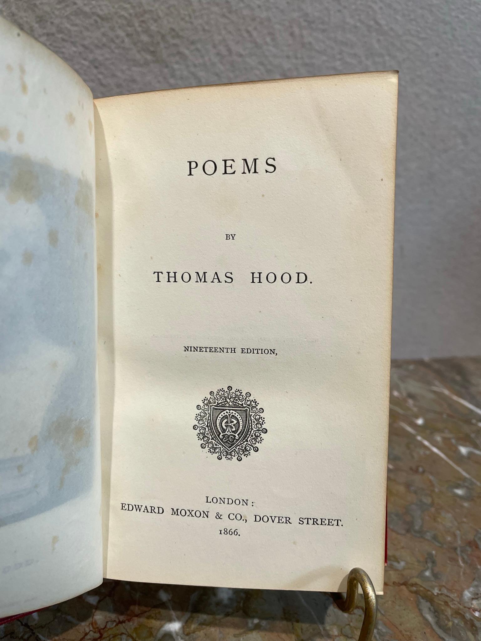 Three Volumes Set of Writings by Thomas Hood (1 of 4)