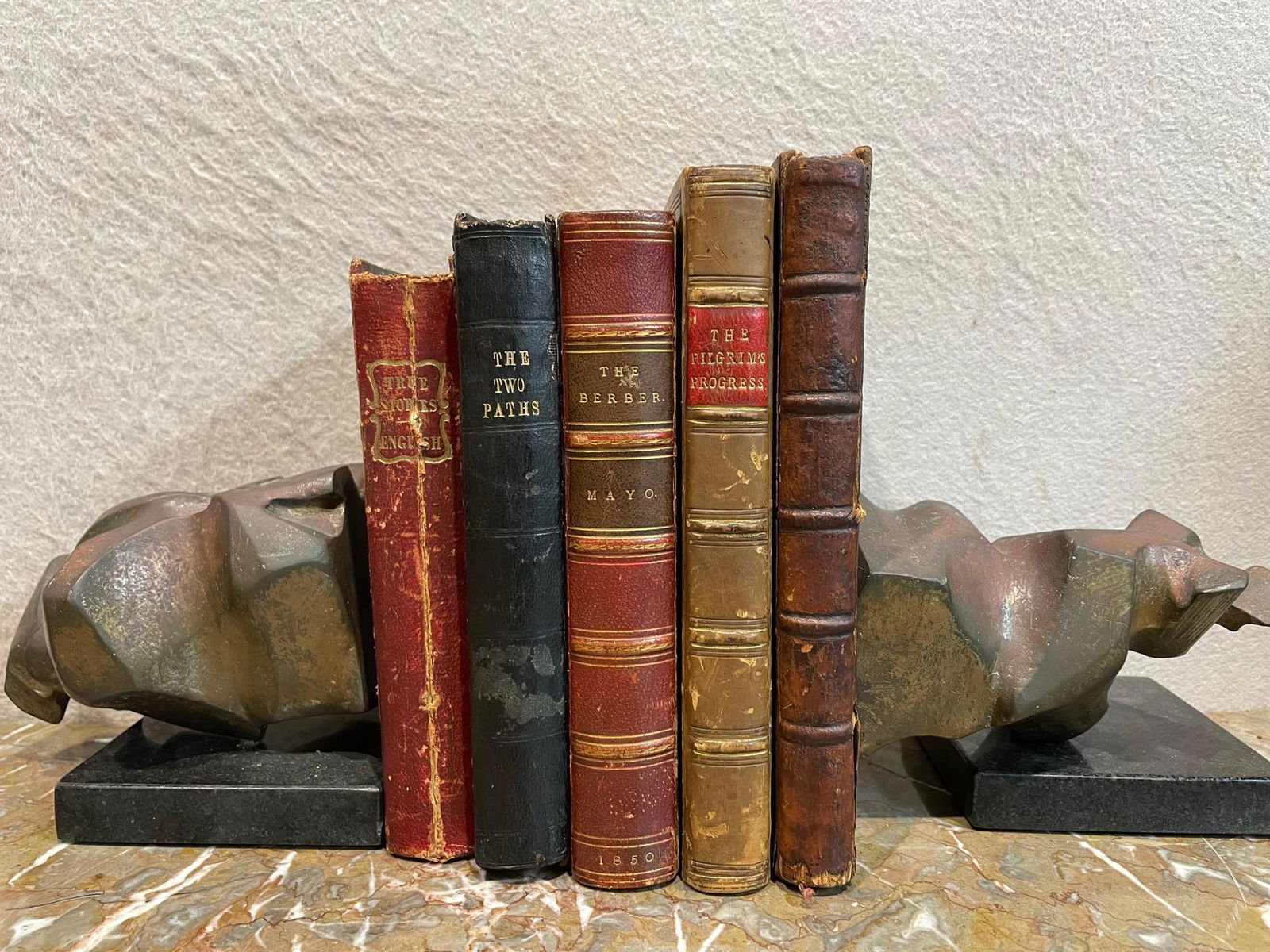 Set of 5 Very Old Books (1 of 20)