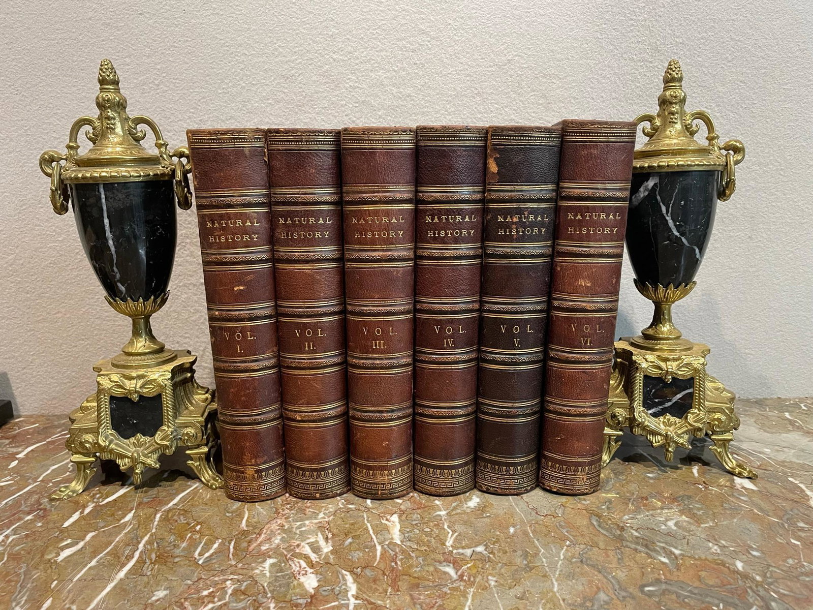 Royal Natural History -6 volumes - c. 1893-1894: The Royal Natural History by W. Kuhnart, F. Specht, P.J. Smit, G. Mutzel, A.T. Elwes, J. Wolf, Gambier Bolton and many others was printed in 1893-1894 and condition is consistent with age. There are 6