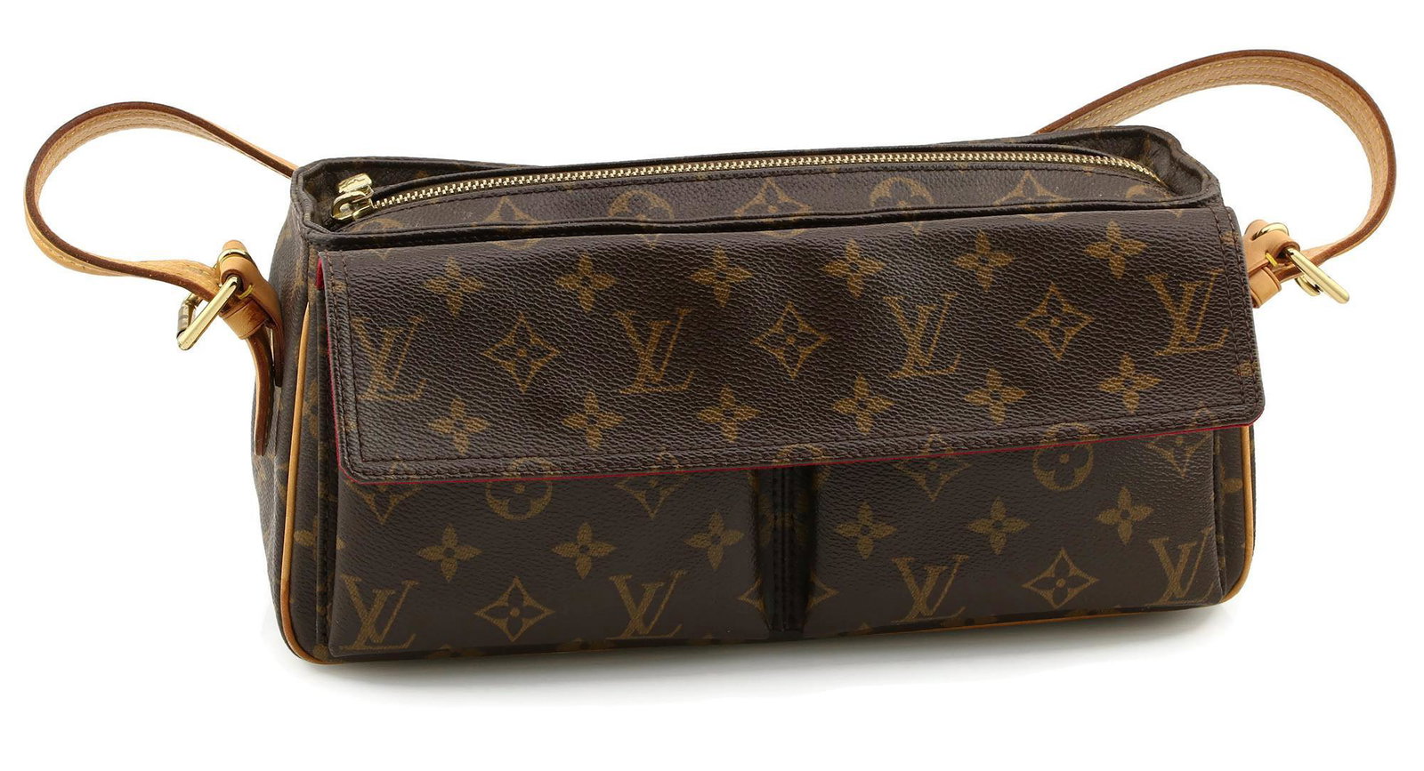 Louis Vuitton Leather Viva Cite MM Handbag (1 of 7)