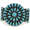 Sterling Silver Filipino Turquoise Cuff Bracelet