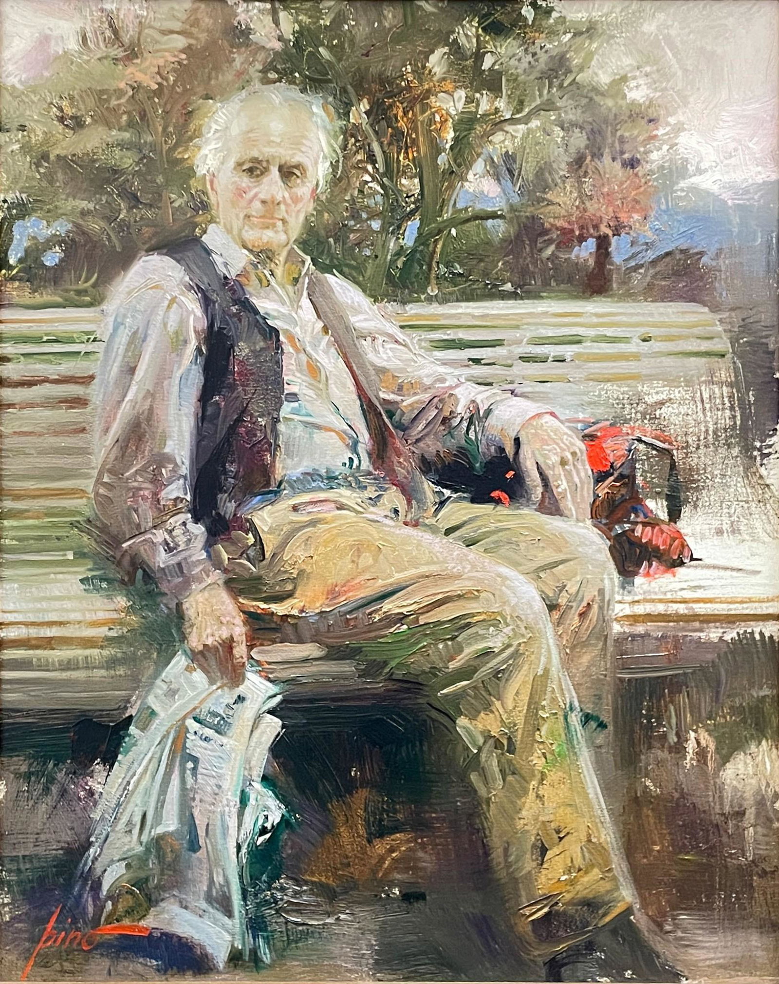 Giuseppe D'Angelico Pino Oil on Canvas (1 of 7)