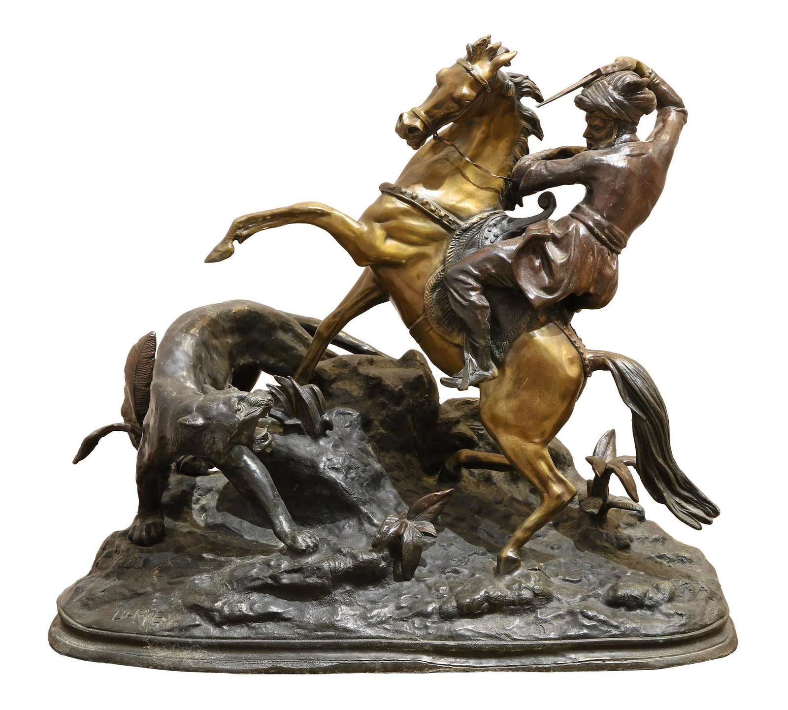 After Antoine Louis Barye Bronze Sculpture (1 of 6)