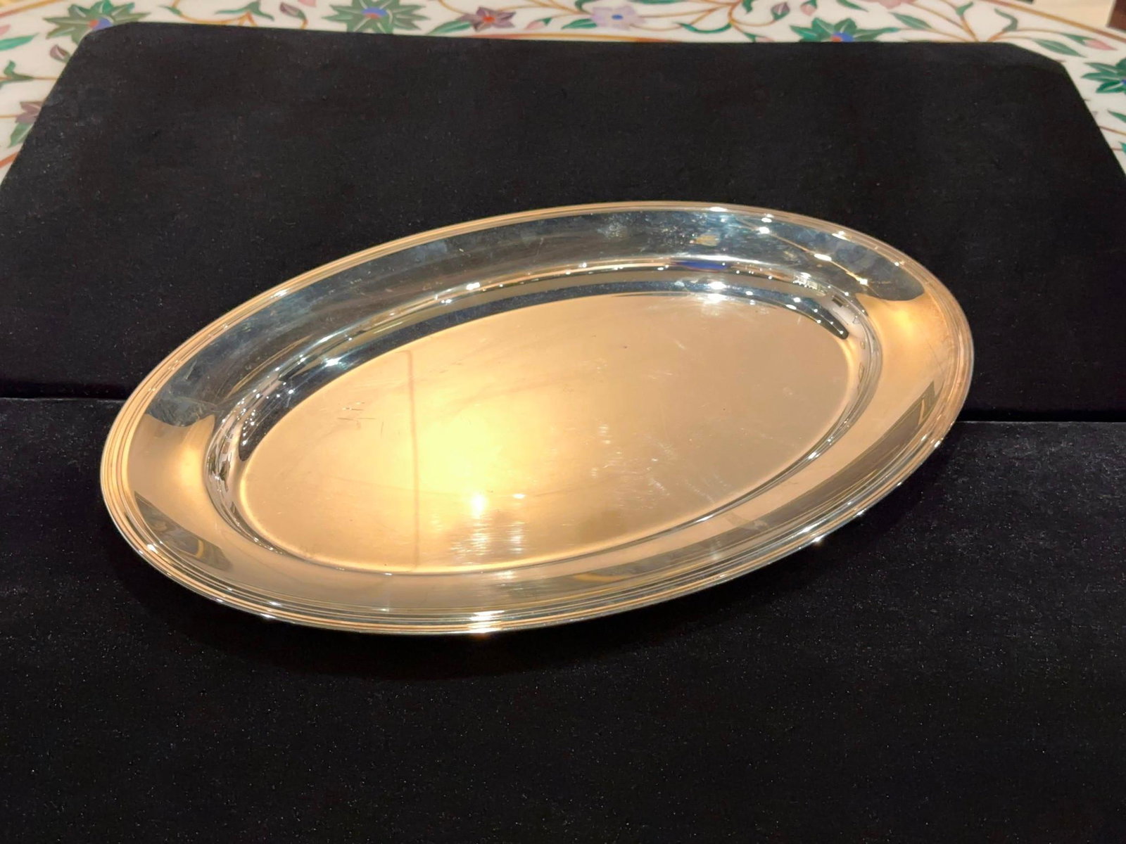 Christofle Large Silver Plated Oval Platter (1 of 5)