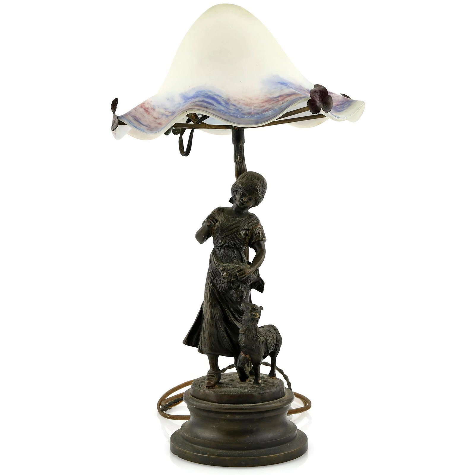 Le Verre Francais Bronze Table Lamp (1 of 5)