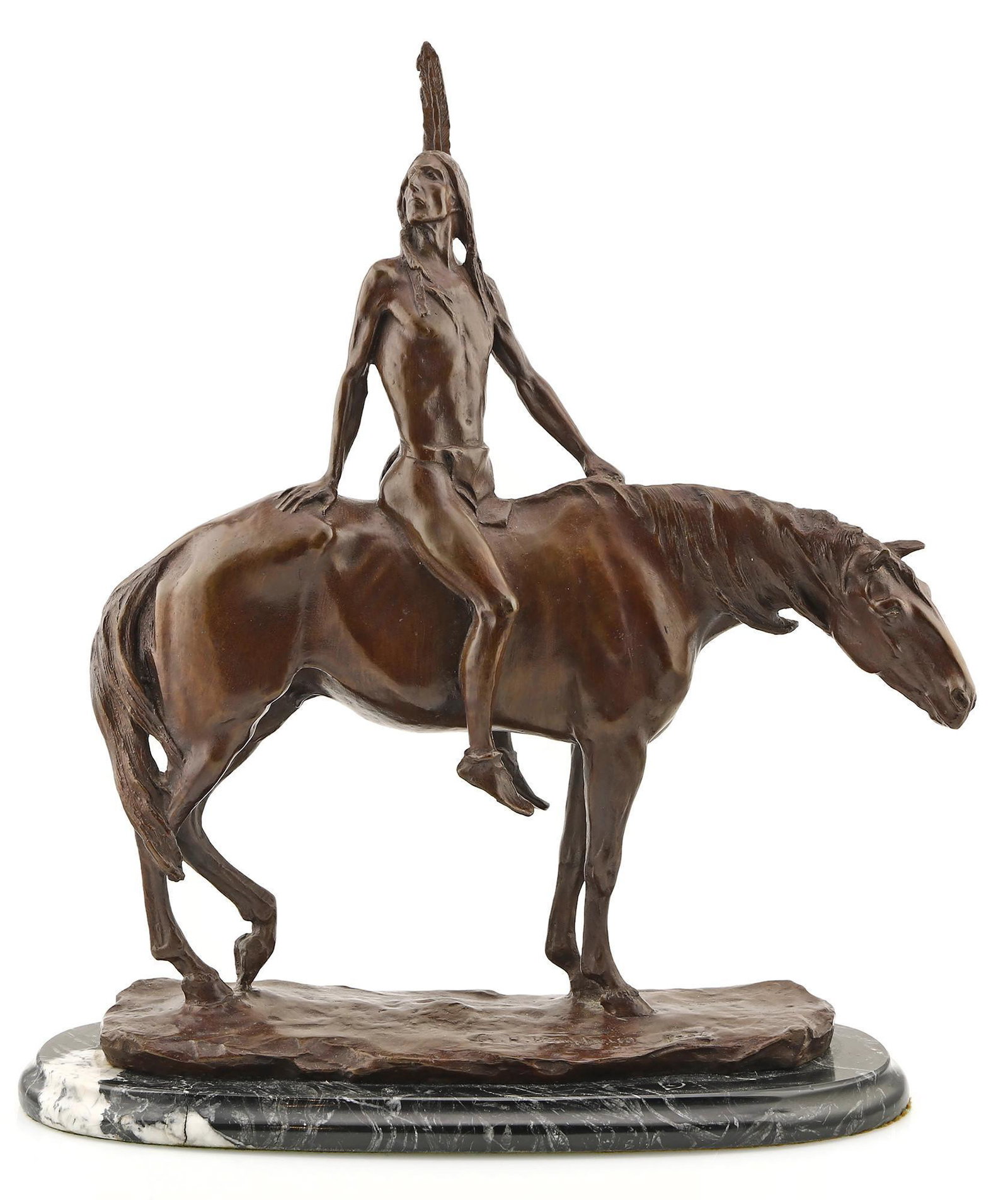 Charles Humphriss (American, 1867-1934) Warrior Bronze (1 of 4)