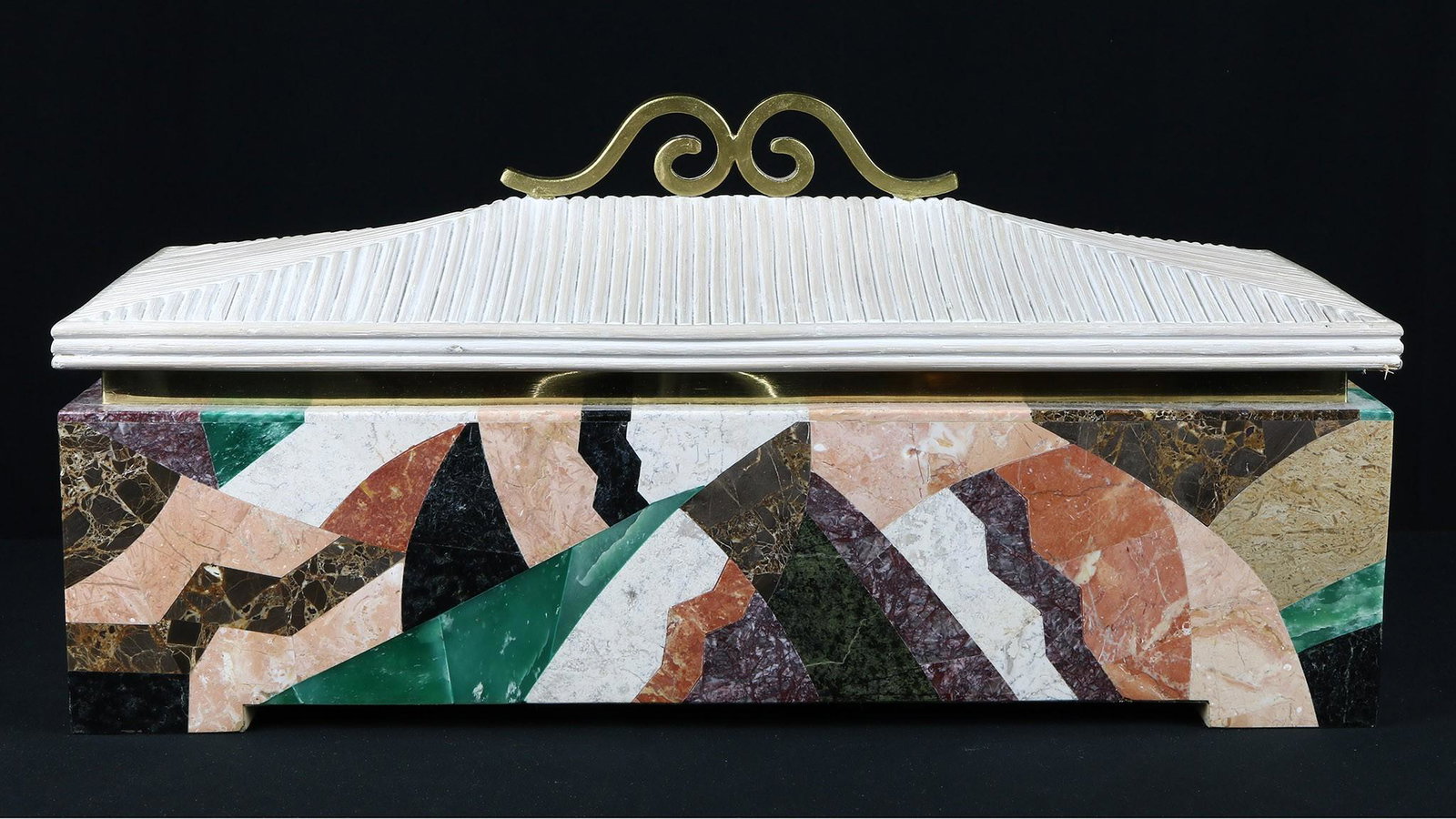 Multicolored Marble Inlay Box (1 of 4)