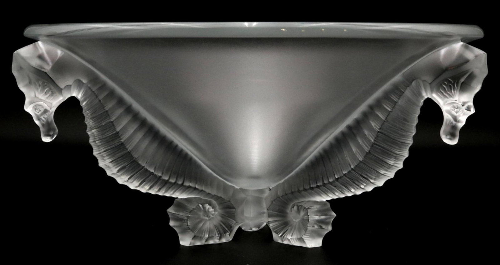 Lalique "Poseidon" Crystal Center Bowl (1 of 6)