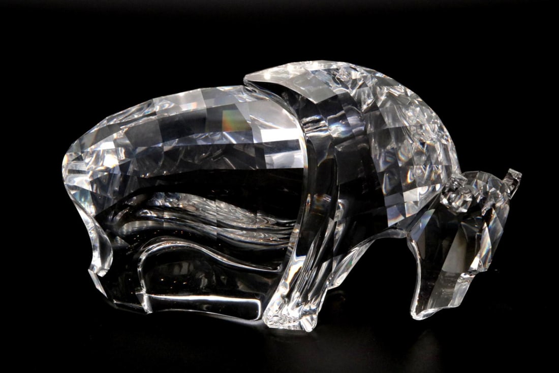Swarovski Crystal Bison Sculpture (1 of 3)