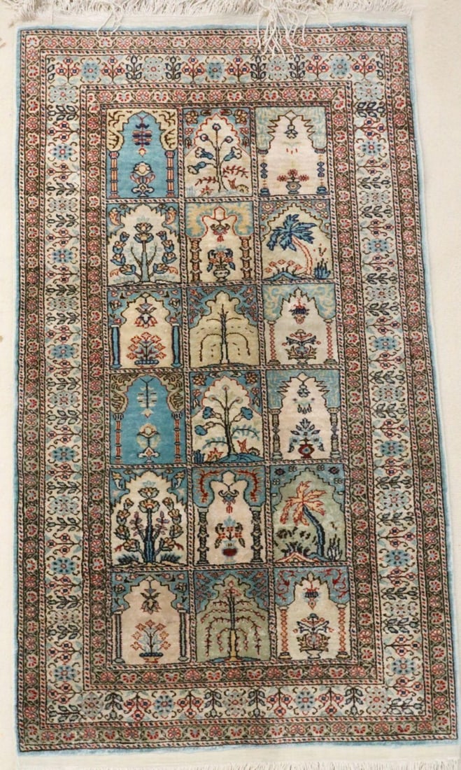 Beautiful Persian Silk Prayer Rug (1 of 6)