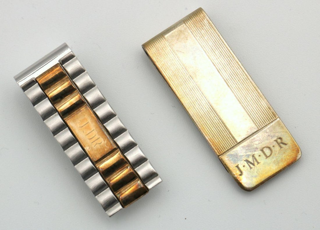 Two Vintage Sterling Silver Money Clips (1 of 4)