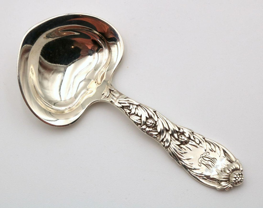Tiffany & Co. "Chrysanthemum" Sterling Bon Bon Spoon (1 of 4)