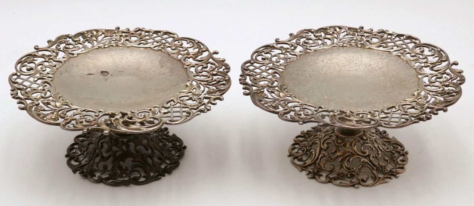 Rare J.E. Caldwell Reticulated Sterling Silver Compotes (1 of 5)