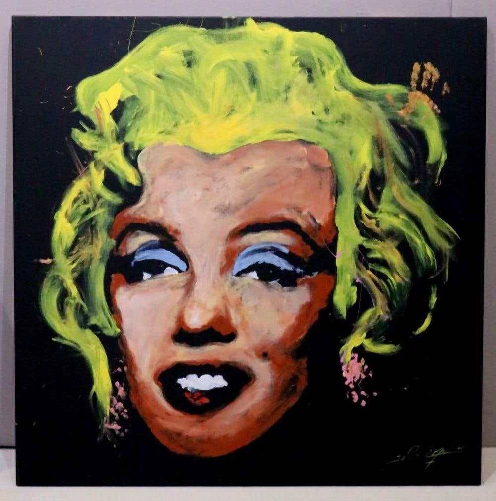 Jared Emerson "Marilyn Monroe" Oil Painting on Canvas (1 of 6)