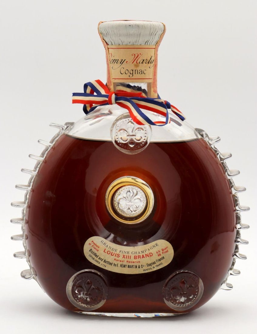 Remy Martin Louis XIII Baccarat Cognac Decanter: Unopened, Baccarat (France, French) Louis XIII, E. Remy Martin & Co. Cognac "Grande Champagne" Crystal Decanter. Includes detached hang tag. With all hallmarks of Remy Martin and Baccarat 