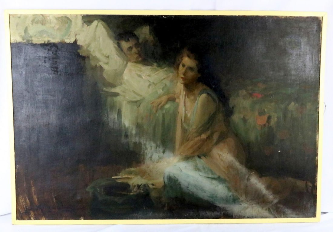 Lu Kimmel (American, 1905-1973) Oil Painting on Canvas (1 of 5)