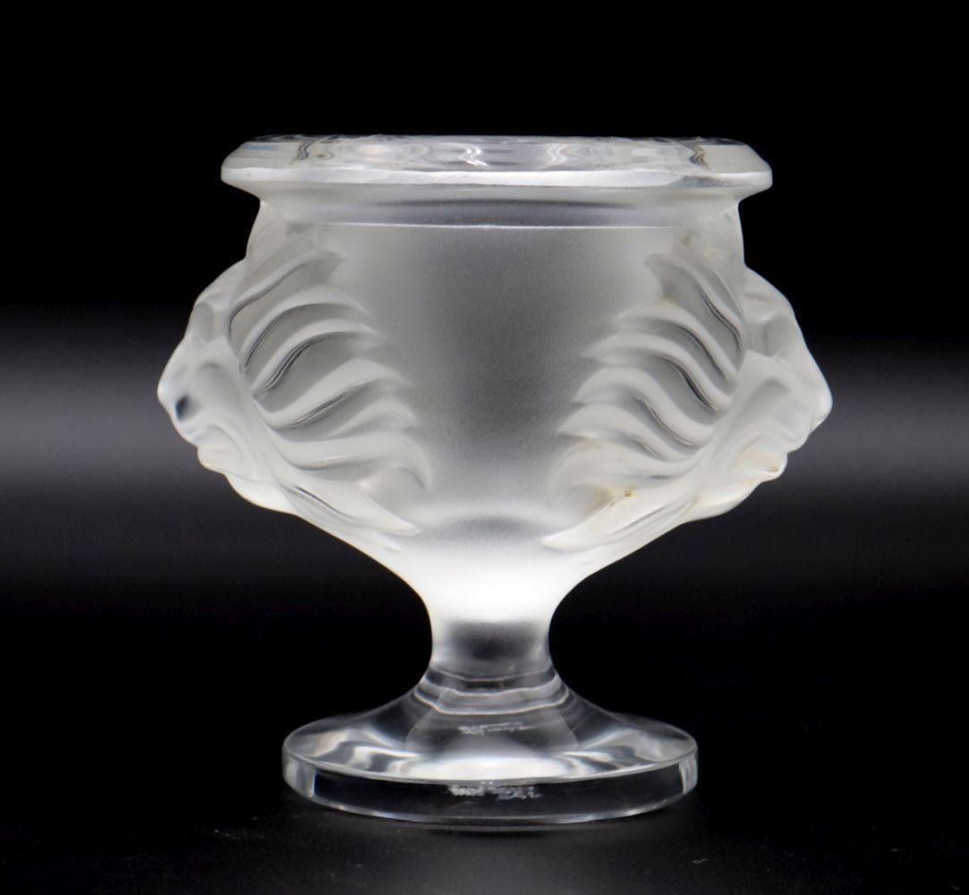 Lalique "Tete de Lion" Crystal Cigarette Holder (1 of 3)