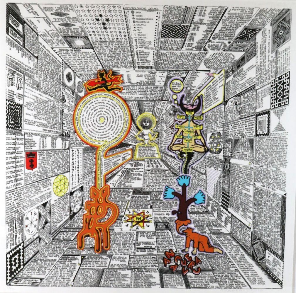 Pedro Friedeberg "The Taro News" Silkscreen (1 of 6)