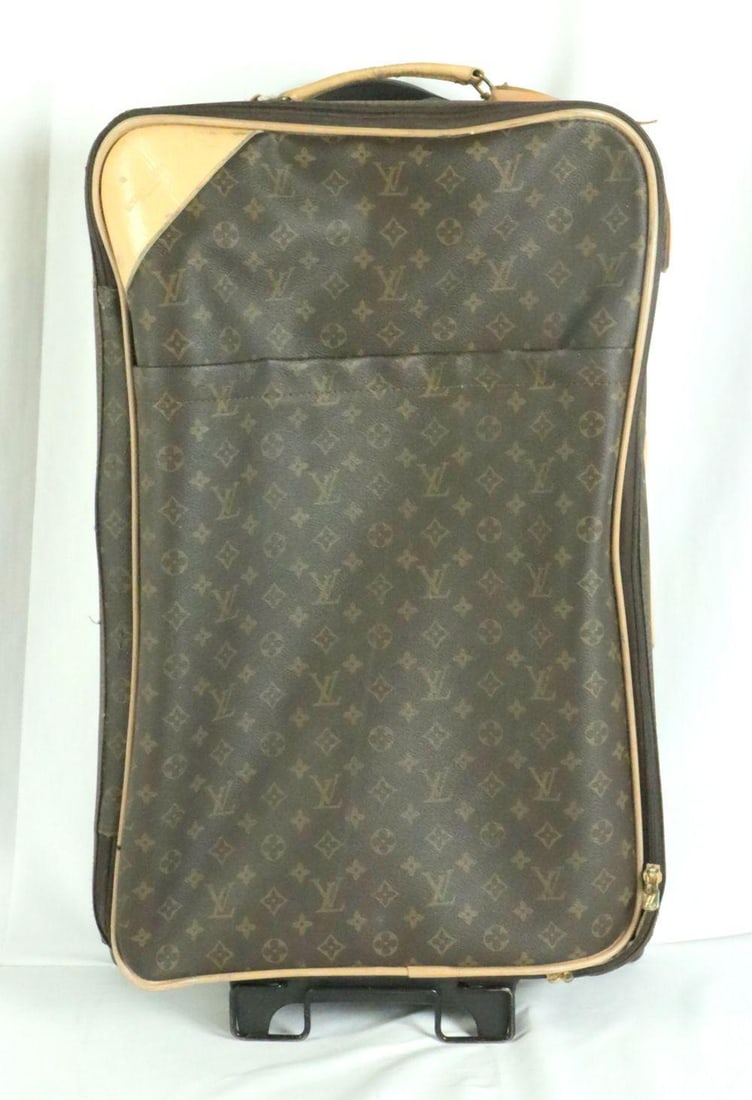 Vintage Louis Vuitton Monogrammed Canvas Rolling Suitcase (1 of 7)