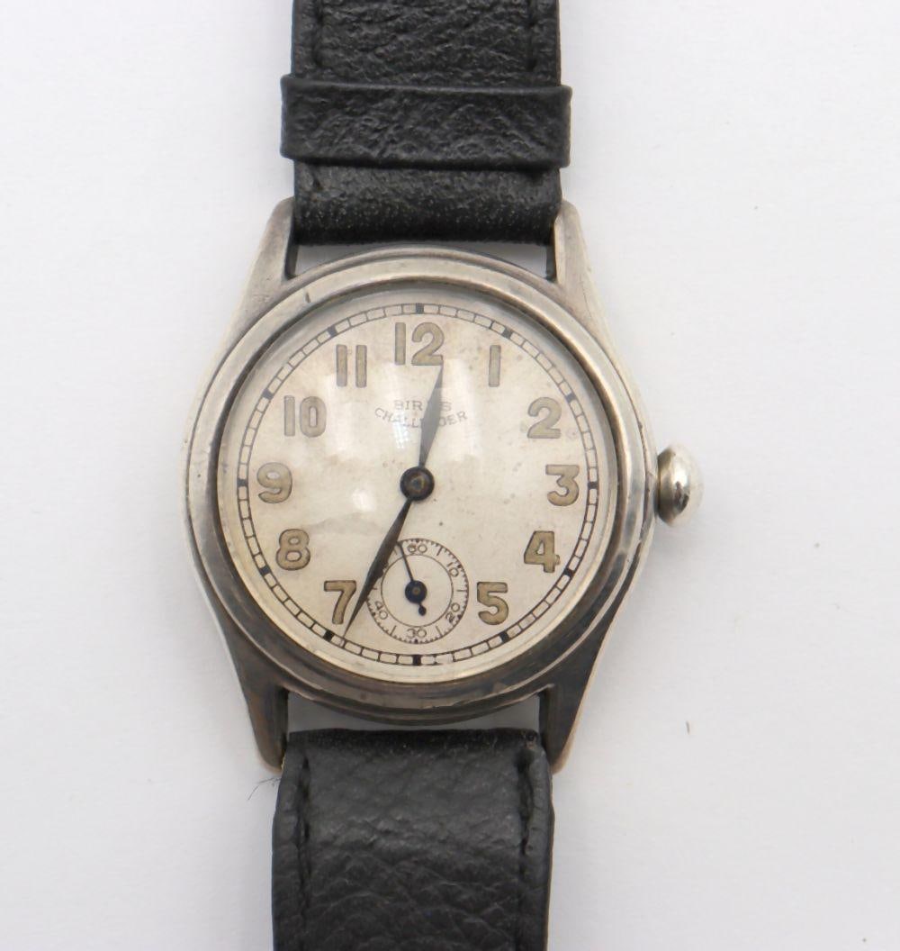 Vintage Birks Challenger Sterling Silver Men's Wristwatch (1 of 3)