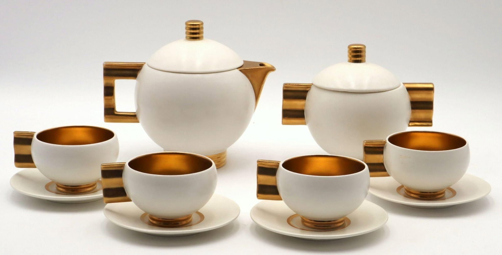 Robj French Art Deco Porcelain Tea Set (1 of 5)