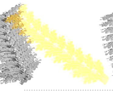 Vintage Mario Buccellati 18Kt & Pearl Leaf Design Bracelet