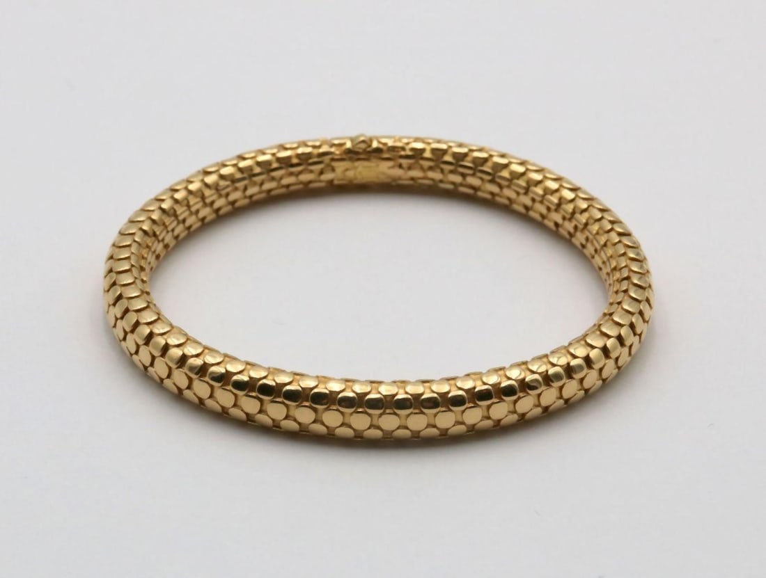 John Hardy 18Kt Single Coil Bracelet (1 of 4)