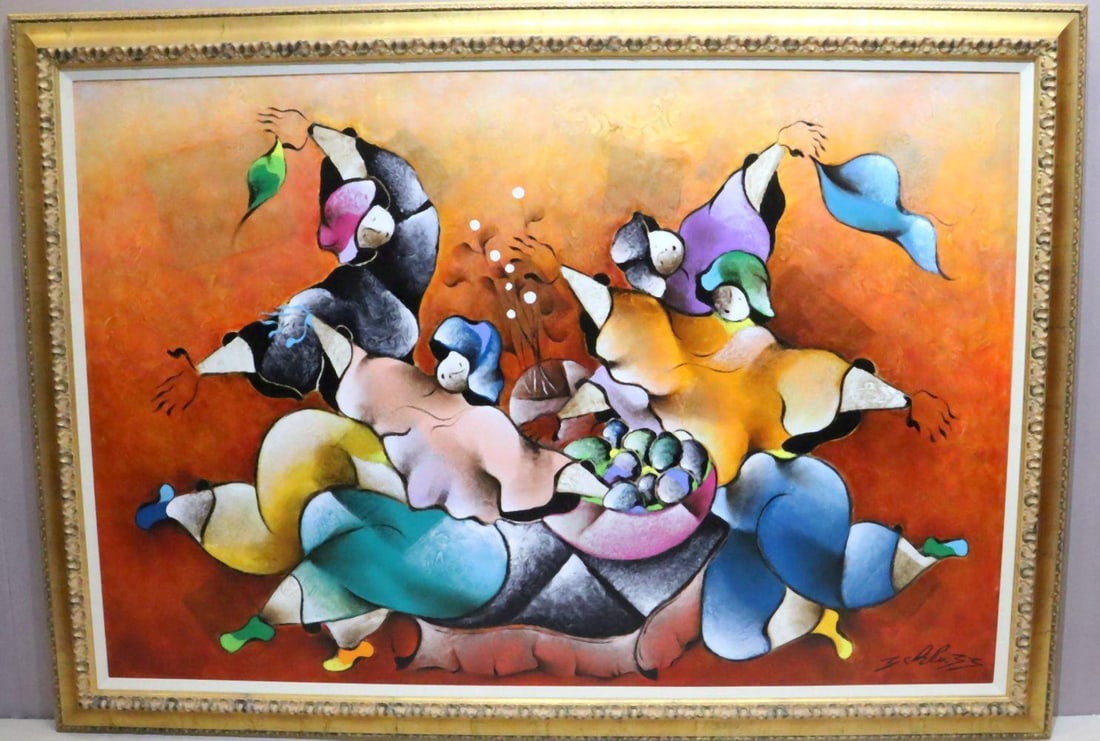 David Schluss (American, b.1943) Oil Painting on Canvas (1 of 8)