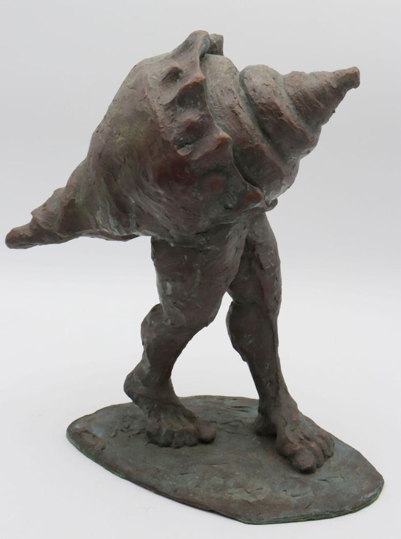 Giuseppe Palumbo "Long Walks on the Beach" Bronze Sculpture (1 of 5)