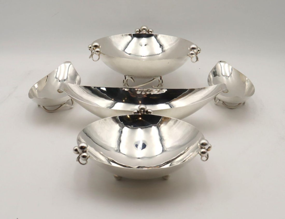 Alfredo Sciarrotta Mid-Century Sterling Silver Bowl Set (1 of 4)