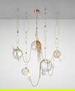 Lindsey Adelman Studio "Paradise" 5 Globe Glass Chandelier