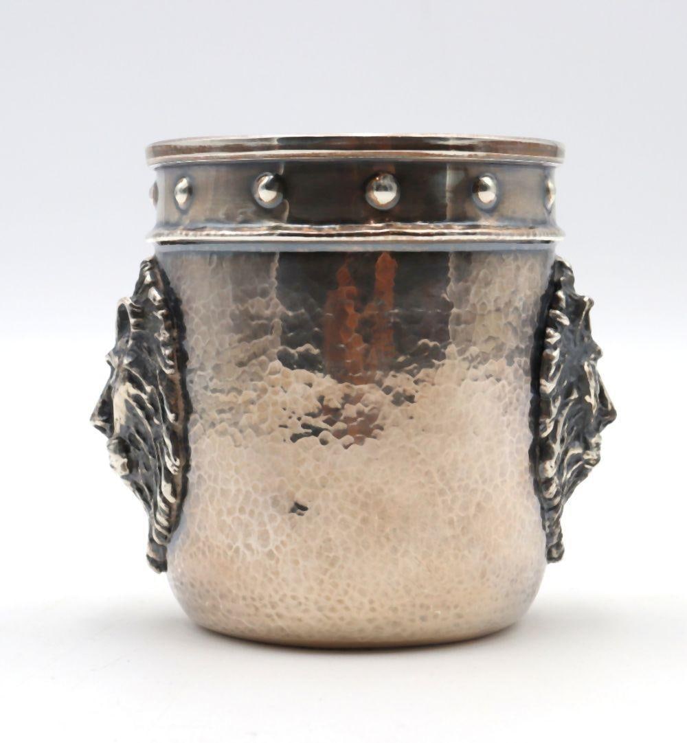 Vintage Sterling Silver Lion Head Cup (1 of 5)