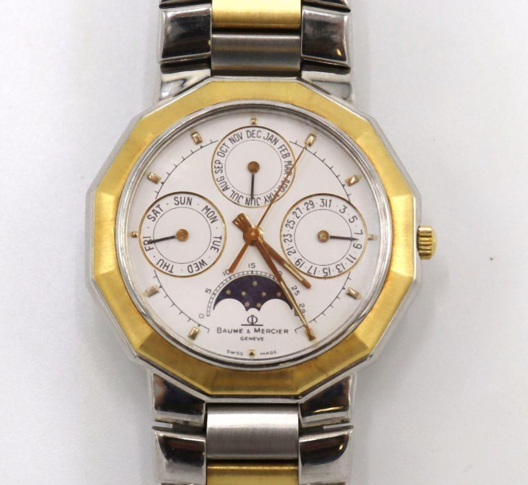 Baume & Mercier "Riviera" 18Kt & Stainless Steel Watch (1 of 3)