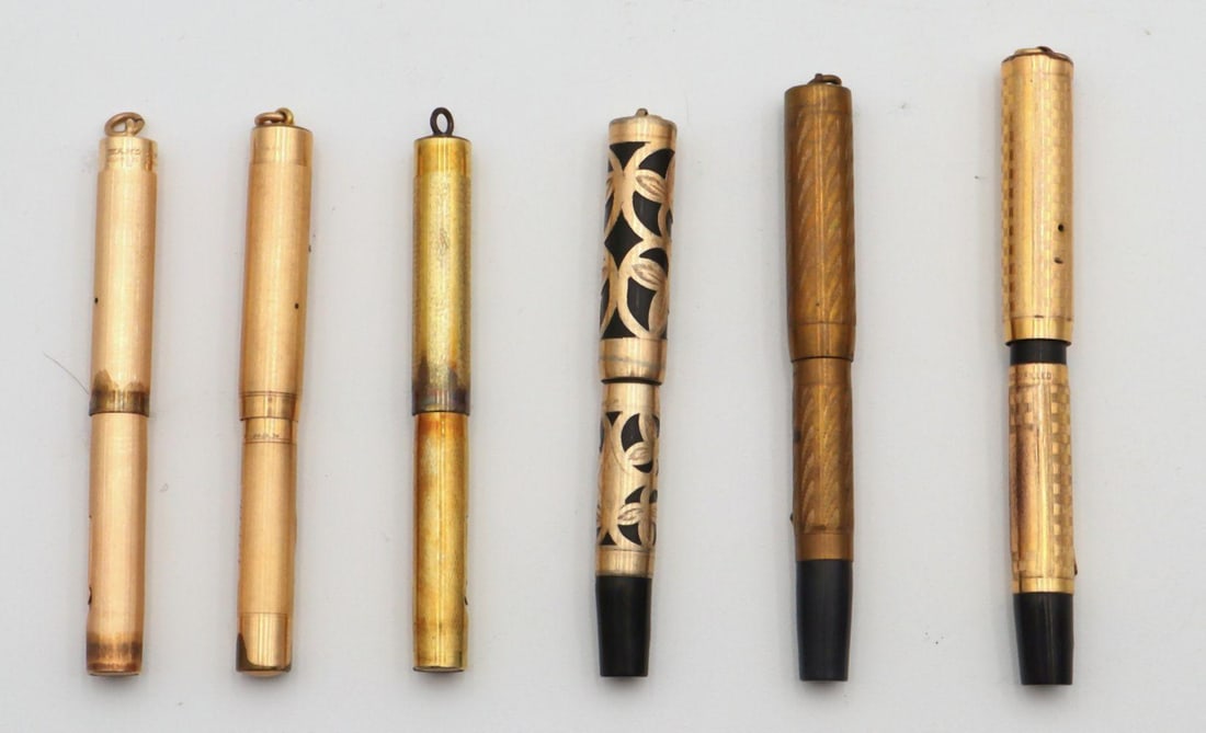 Lot of 6 Vintage 14Kt Nib Fountain Pens (1 of 5)