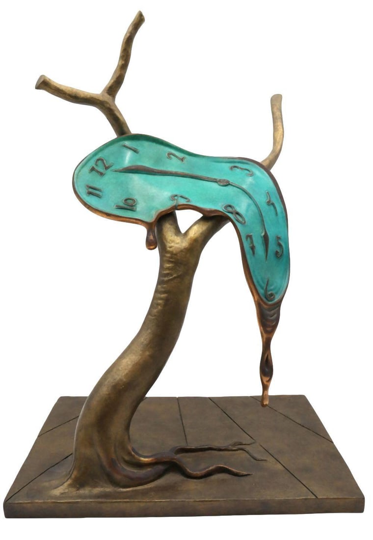 Salvador Dali "Profile of Time" Bronze Sculpture (1 of 12)