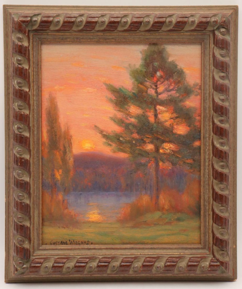 Gustave Adolph Wiegand (American, 1870-1957) Oil Painting on Canvas (1 of 4)