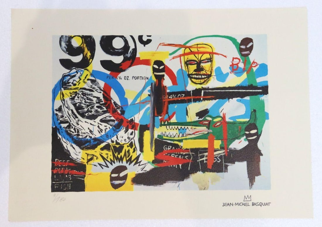Jean-Michel Basquiat "Untitled" Lithograph (1 of 4)