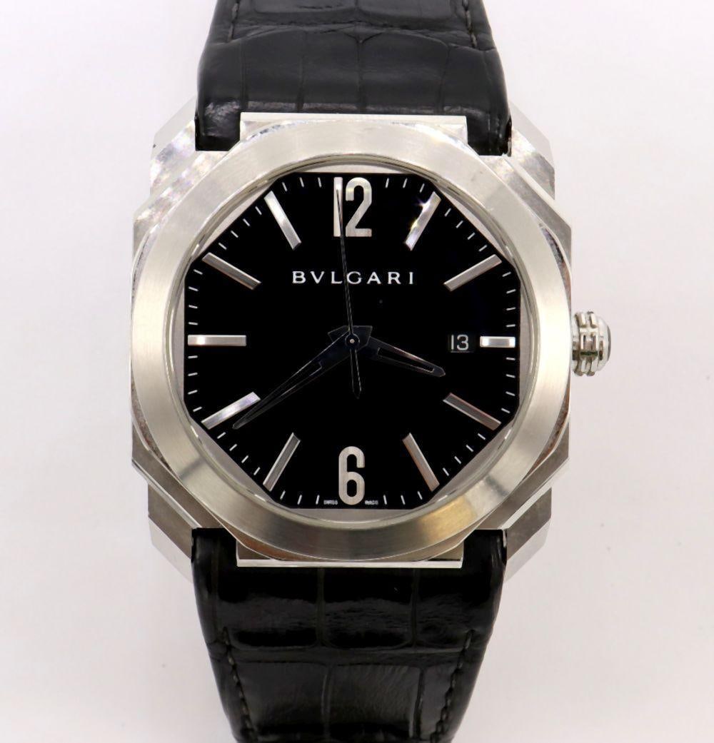 Bvlgari "Octo" Black Dial Automatic Men’s Date Watch (1 of 6)