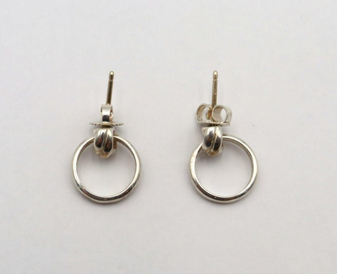 Tiffany & Co. Sterling Silver Hoop Earrings (1 of 2)