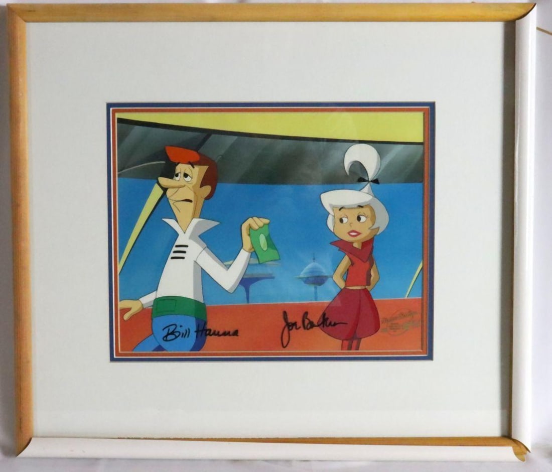 Joseph Barbera and Bill Hanna "The Jetsons" Signed Animation  Cel (1 of 5)