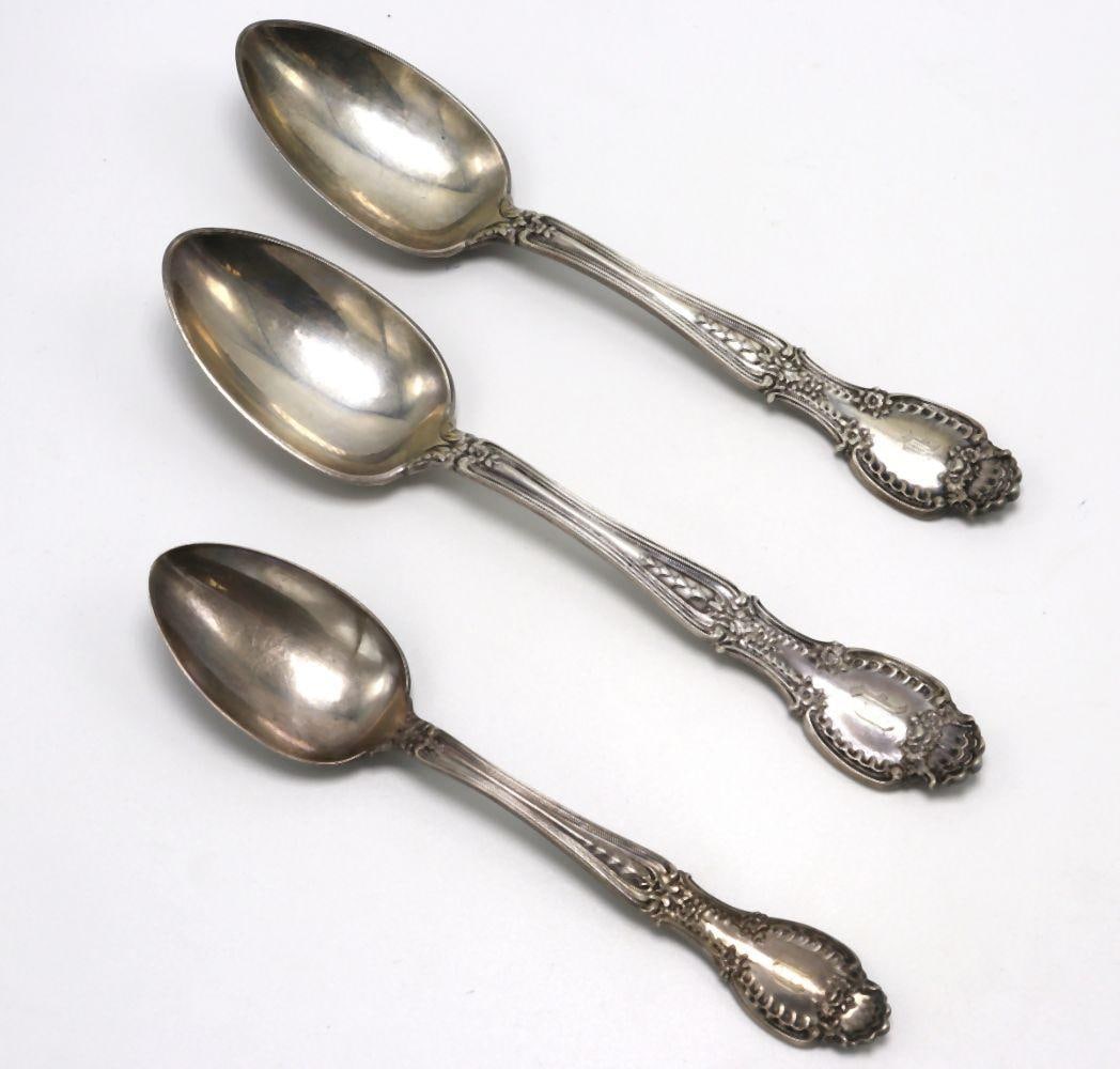 3 Pc. Tiffany & Co. "Richelieu" Sterling Silver Spoons (1 of 6)