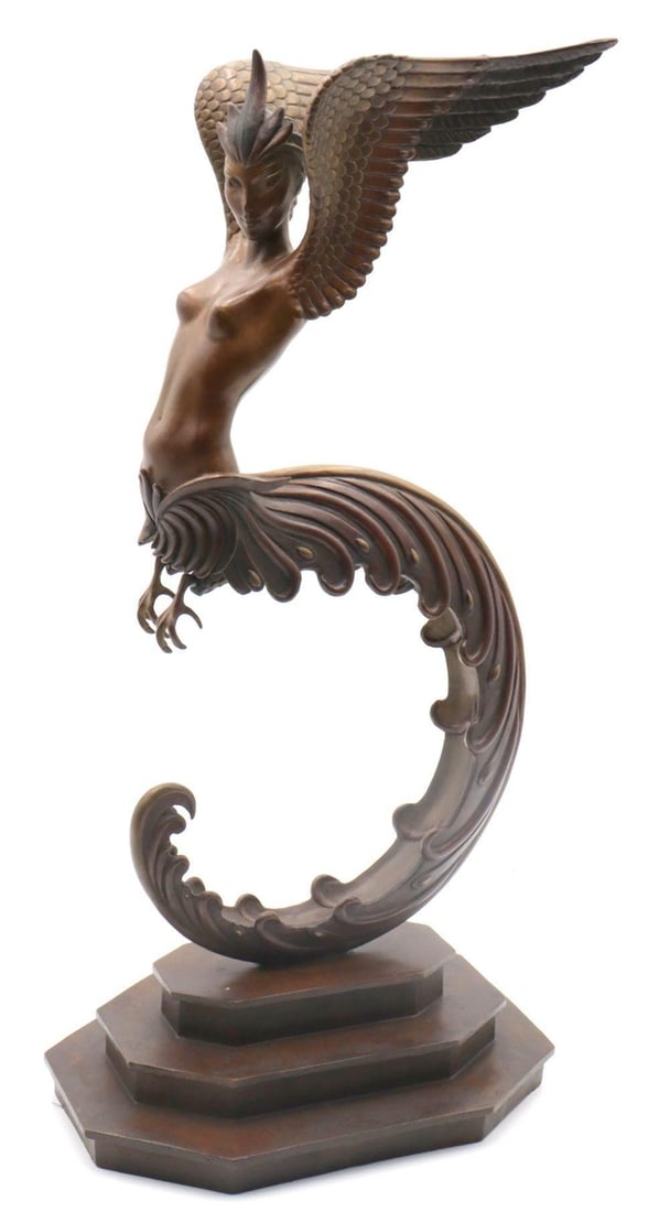 Erte "Firebird" Bronze Sculpture (1 of 7)