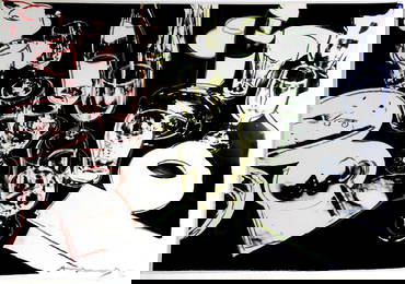 Andy Warhol (American, 1928-1987) "After the Party" Screenprint