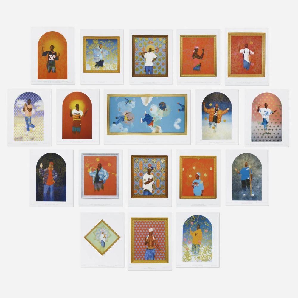 Kehinde Wiley "Passing/Posing - Paintings and Faux Chapel" Complete Portfolio (1 of 4)
