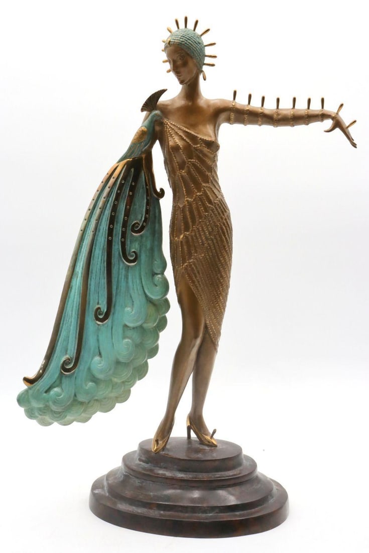 Erte "Diva" Bronze Sculpture (1 of 7)