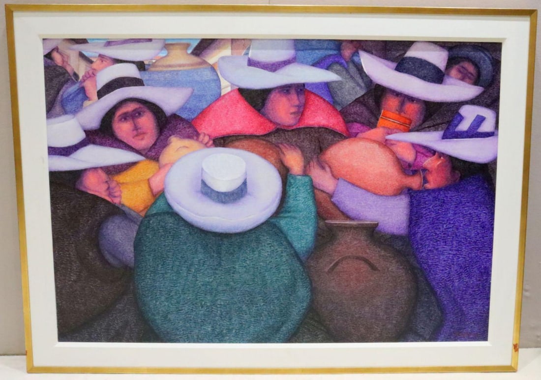 Ernesto Gutierrez (Peruvian, b.1939) Oil Painting on Canvas (1 of 7)