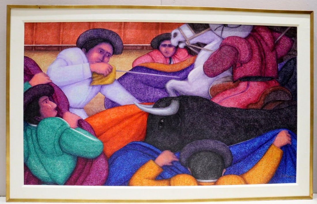 Ernesto Gutierrez (Peruvian, b.1939) Oil Painting on Canvas (1 of 7)