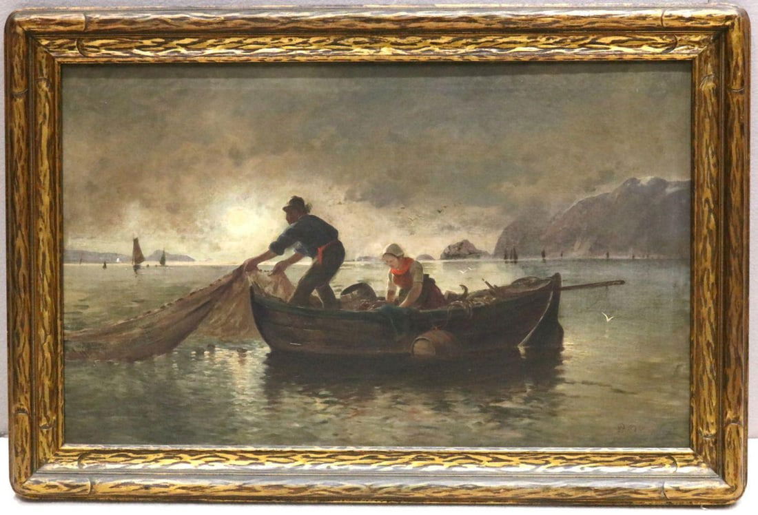 Antique Signed Oil Painting on Canvas (1 of 7)