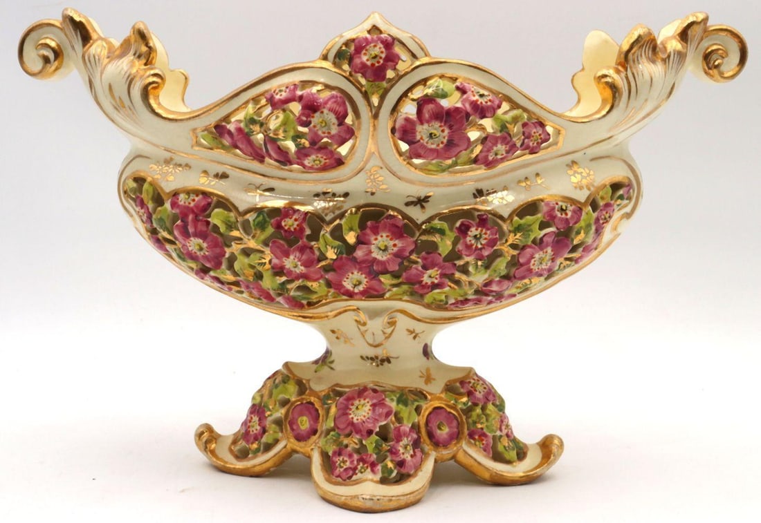 Fischer J. Budapest Hungary Porcelain Centerpiece (1 of 10)