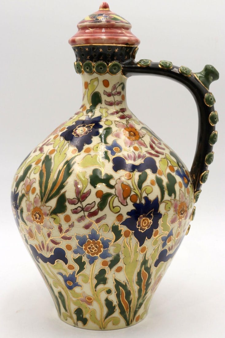 Fischer J. Budapest Hungary Porcelain Ewer (1 of 10)